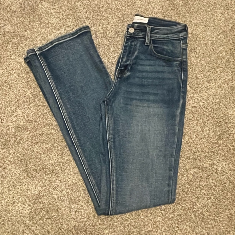 KanCan High Rise Flare Jeans in medium wash
